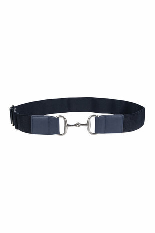 HKM riem -Hunter Elastic- donkerblauw