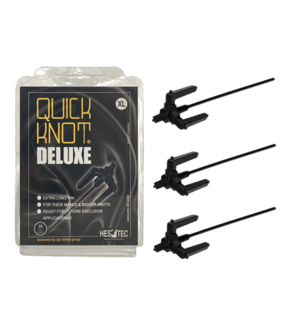 Quick Knot Deluxe vlecht hulpmiddel XL zwart