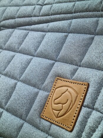 Edix zadelpad dressuur glitter kind zilver
