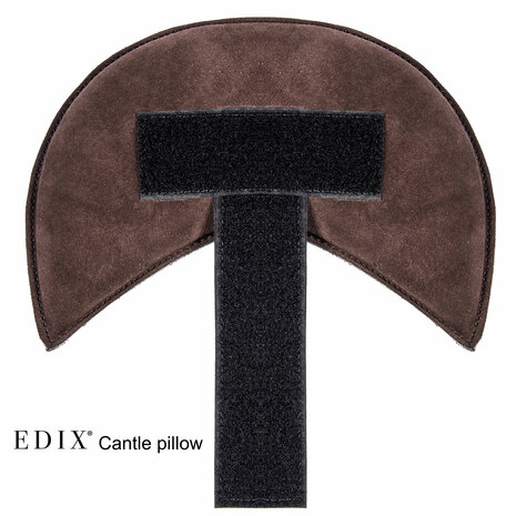 Edix rug kussen suède uni bruin