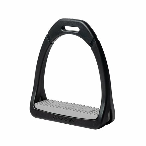 Compositi Premium stijgbeugels lichtgrijs