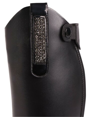 Harry's Horse laarzenclip Crystal zwart/gunmetal