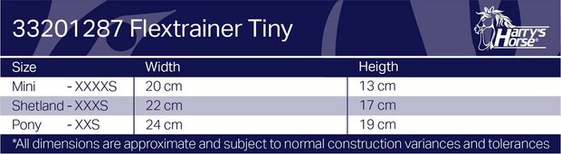 Harry's Horse beenbeschermers Flextrainer Tiny wit