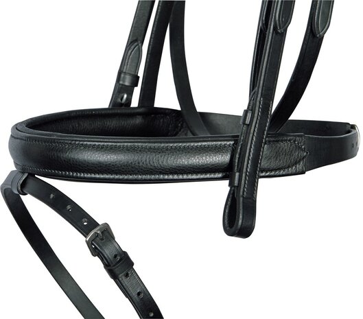 Harry's Horse hoofdstel Nero Soft zwart/zilver