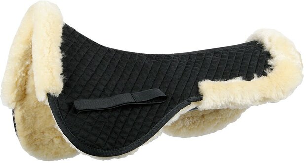 Harry's Horse zadelonderlegger Merino Cob zwart/wit