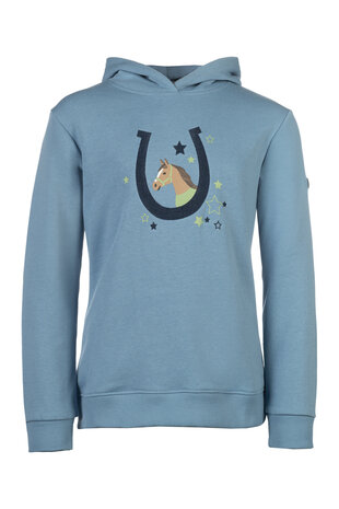 HKM hoody Diana rookblauw