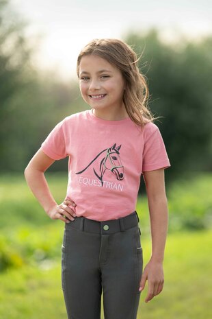 HKM t-shirt Grace lichtroze