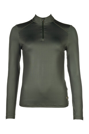 HKM trainingsshirt Summer Milano II grijsgroen