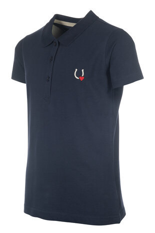HKM polo shirt Claire donkerblauw