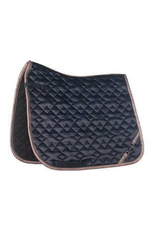 HKM zadeldek Golden Bit donkerblauw
