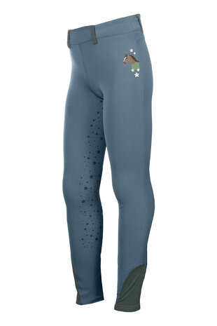 HKM rijlegging Pony Dream II siliconen zitvlak rookblauw