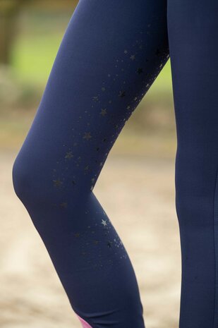 HKM rijlegging Pony Dream II siliconen zitvlak donkerblauw