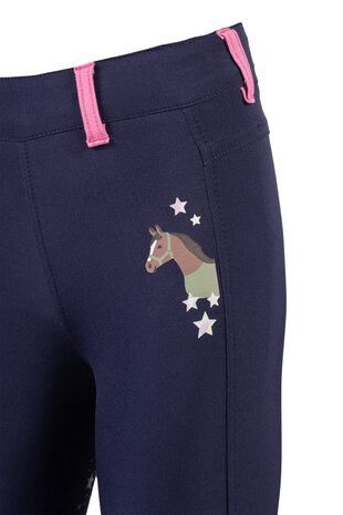 HKM rijlegging Pony Dream II siliconen zitvlak donkerblauw