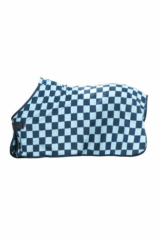 HKM cooler zweetdeken Henni voor shetty's donkerblauw/blauw