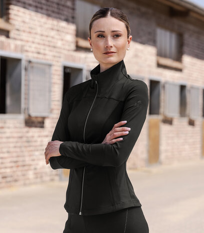 ELT powerstretch sweatvest Padua zwart