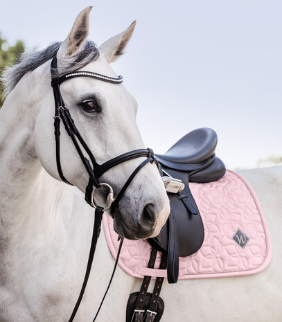 Waldhausen zadeldek Marseille powder roze