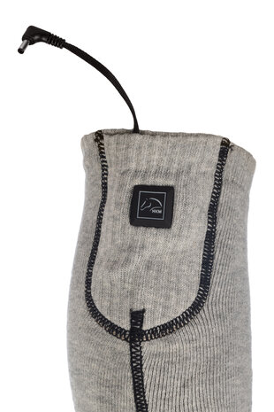 HKM verwarmde sokken Keep Warm grijs/zwart