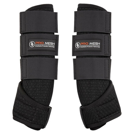BR beenbeschermers Pro Mesh Flex zwart