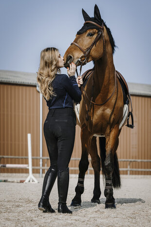 EquiTheme rijbroek Queen zwart