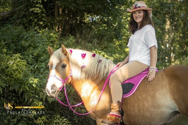 Edix barebackpad Amazone roze