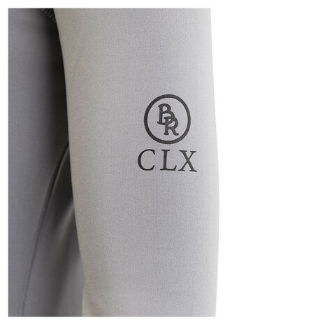BR CLX long-sleeve zip-up trainingsshirt chiseled stone