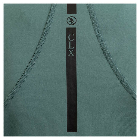 BR CLX long-sleeve zip-up trainingsshirt sea spine