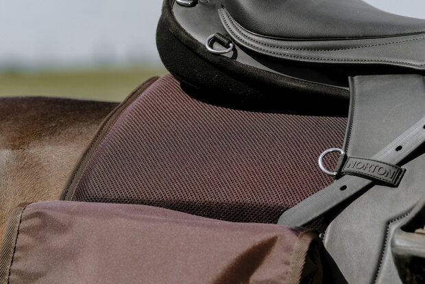 Randol's zadeldek Mesh Treck bruin