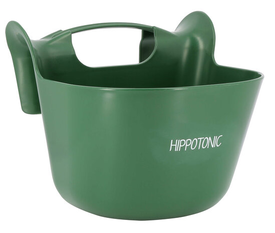 HippoTonic draagbare voerbak 13,5 liter groen