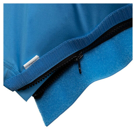 BR vliegenmasker met rits Lycra azuurblauw