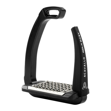 Acavallo stijgbeugels REL-X Easy zwart/zwart