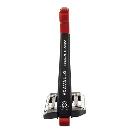 Acavallo stijgbeugels REL-X Easy rood/zwart