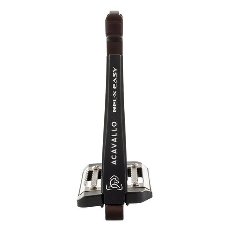 Acavallo stijgbeugels REL-X Easy bruin/zwart