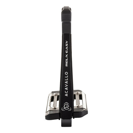 Acavallo stijgbeugels REL-X Easy charcoal/zwart