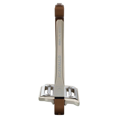 Acavallo stijgbeugels REL-X 180 goudbruin/nikkel