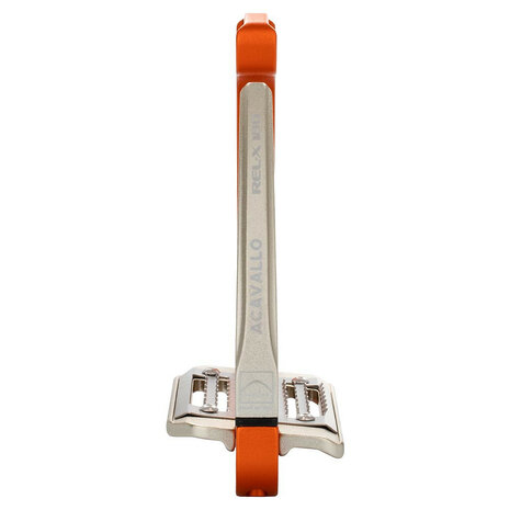 Acavallo stijgbeugels REL-X 180 oranje/nikkel
