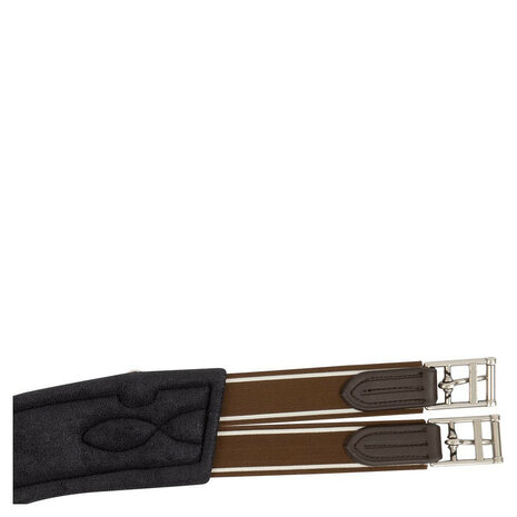 Acavallo singel met buikflap Comfort Gel bruin