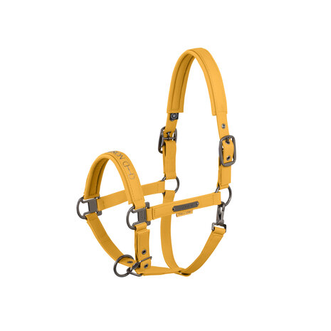 Eskadron halster Faux Leather Double Pin Platinum 2025 golden yellow