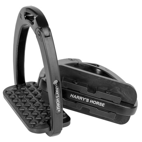 Harry's Horse veiligheidsbeugels Safe Release zwart