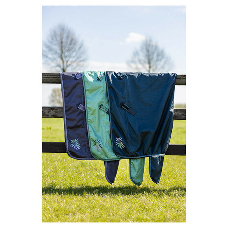 BR Mini Horse regendeken 600D 0 gram midnight navy