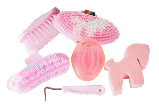 Horka poetsset Hearts roze