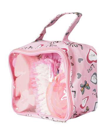 Horka poetsset Hearts roze