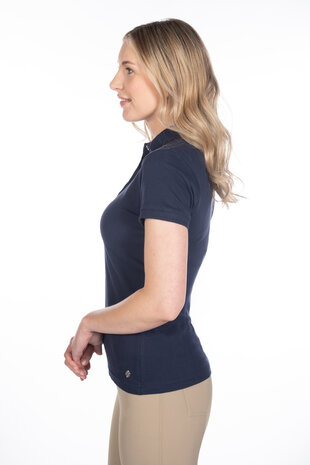 HKM poloshirt Elisa donkerblauw