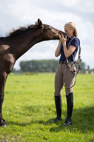 HKM poloshirt Elisa donkerblauw