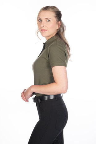 HKM poloshirt Elisa khaki