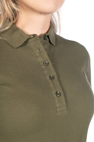 HKM poloshirt Elisa khaki