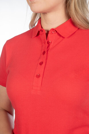 HKM poloshirt Elisa rood