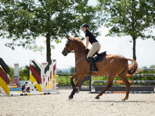 HKM poloshirt Elisa zwart