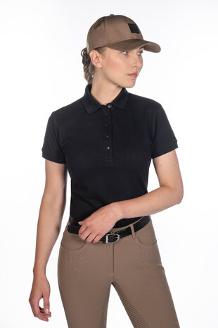 HKM poloshirt Elisa zwart