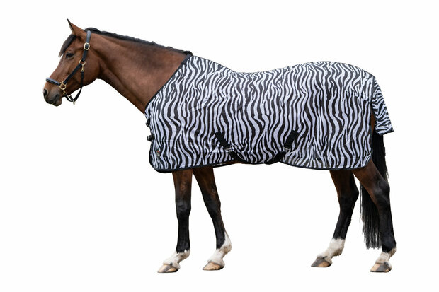 HKM vliegendeken Zebra met buiksingels