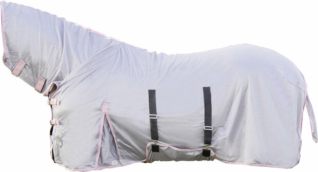 HKM vliegendeken met hals Grey